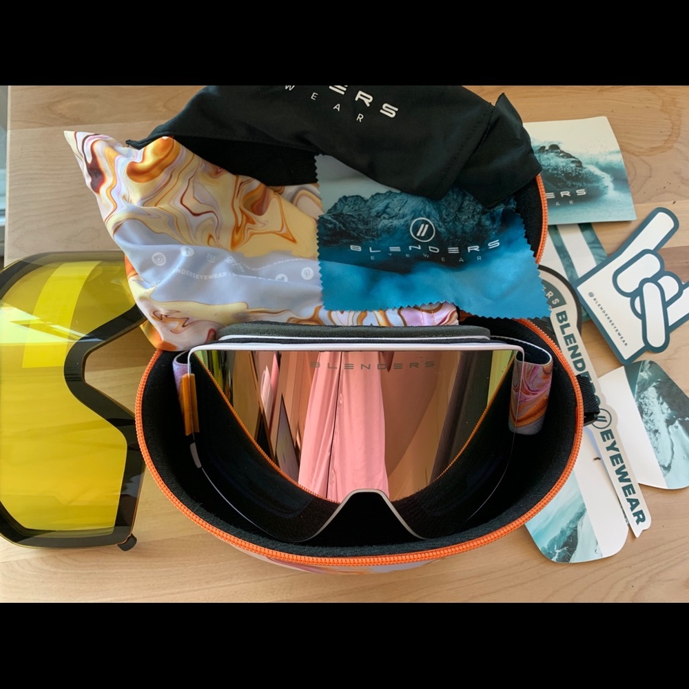 Blender aura diva snow goggles